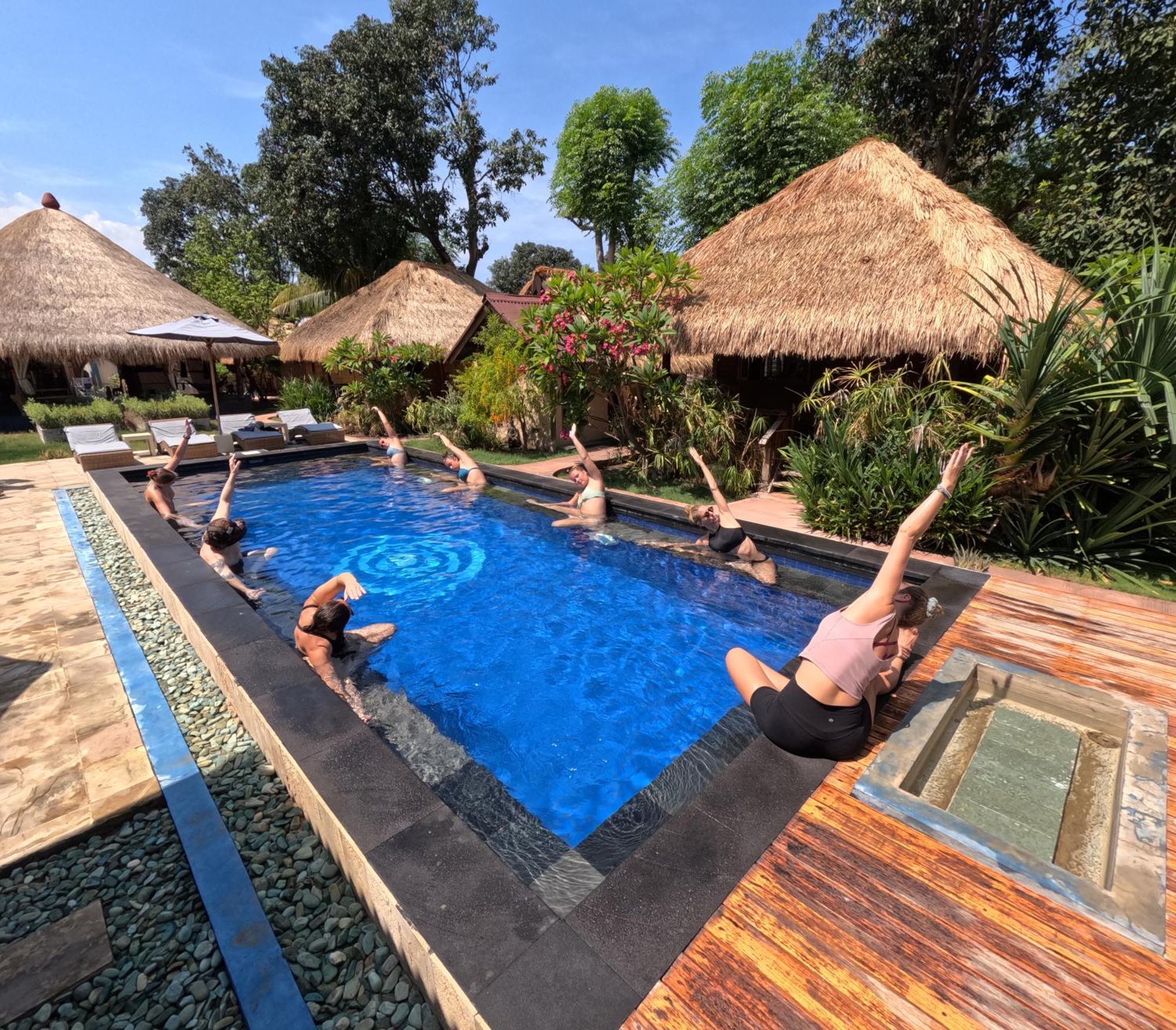 H2O Peaceful Yoga Resort Gili Air Esterno foto