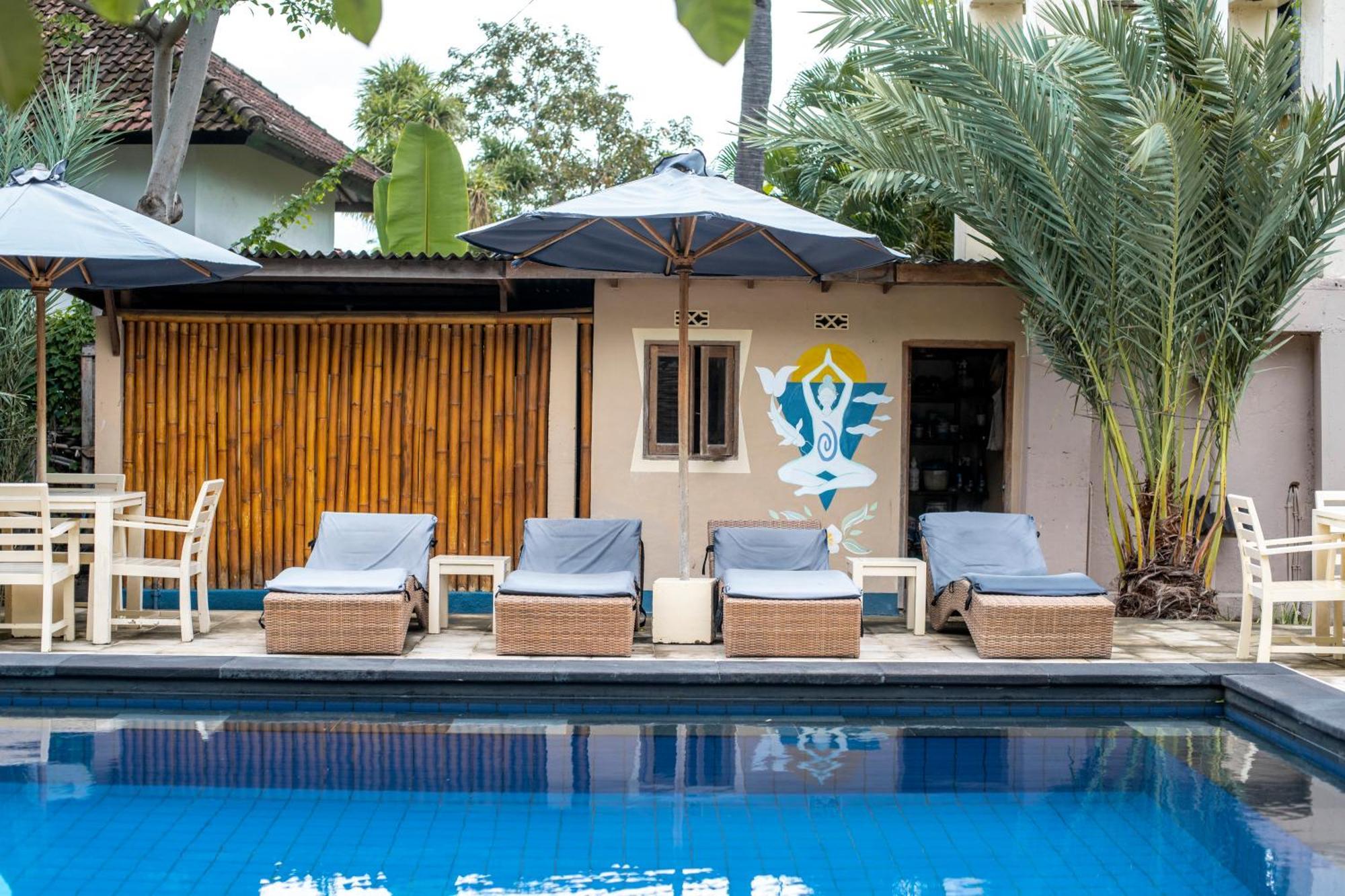 H2O Peaceful Yoga Resort Gili Air Esterno foto
